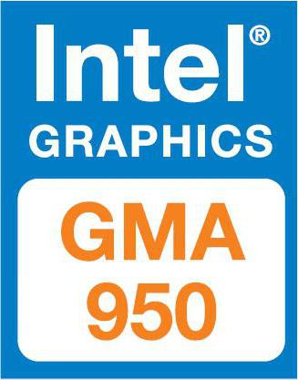 видеокарта intel gma 950