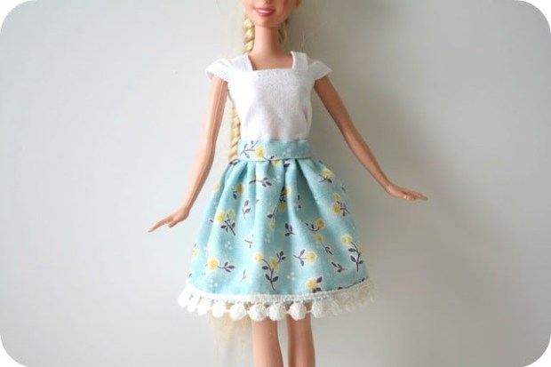 Размеры куклы Барби и пошаговая инструкция пошива простого кукольного платья