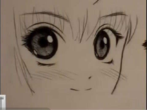 как рисовать глаза аниме