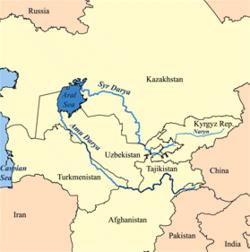 река амударья карта