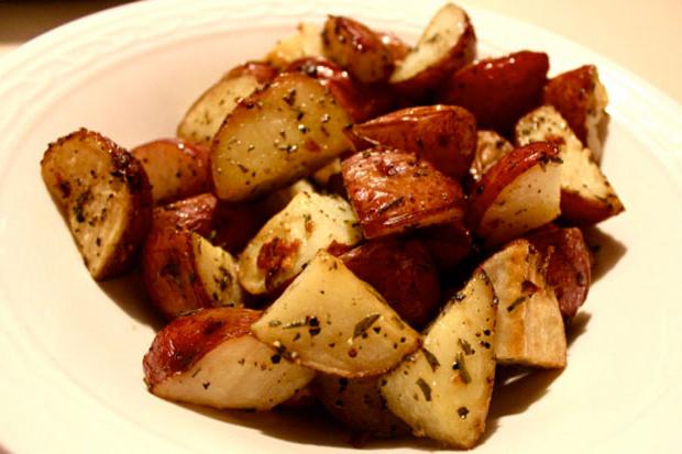 картофель запеченный в духовке мясо