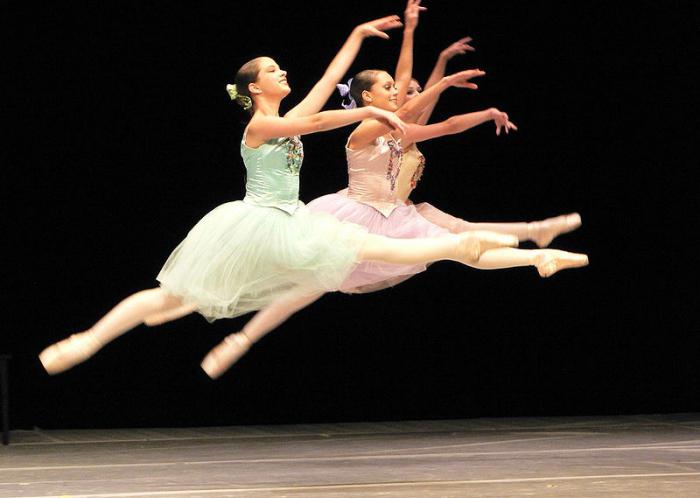 прыжки в балете название