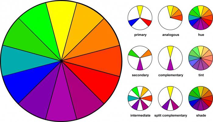 спектральный цветовой круг