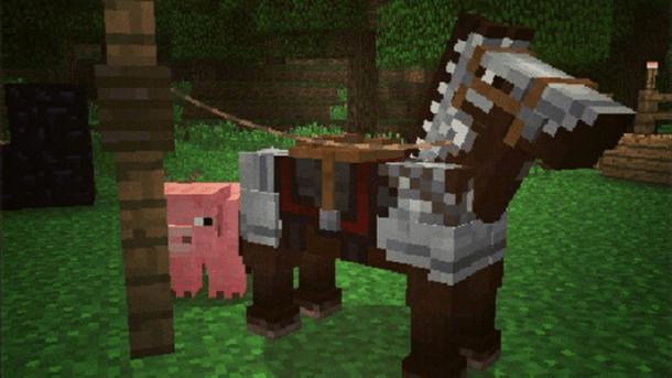 minecraft как приручить лошадь