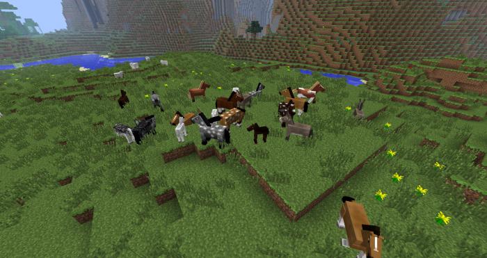 игры майнкрафт как приручить лошадь