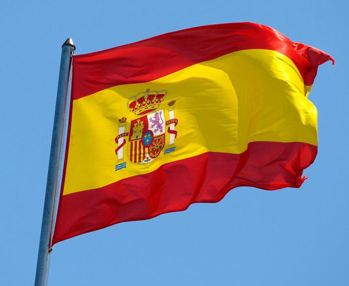 Флаг и герб Испании