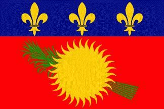 Флаг Гваделупы, фото