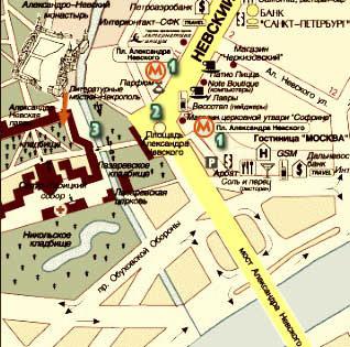 площадь Александра Невского карта