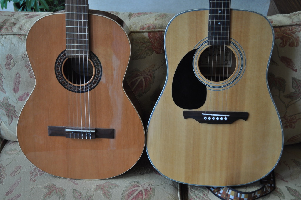 Визуальное различие типов гитар