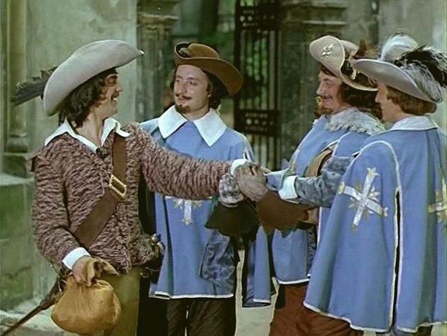 Три мушкетера актеры