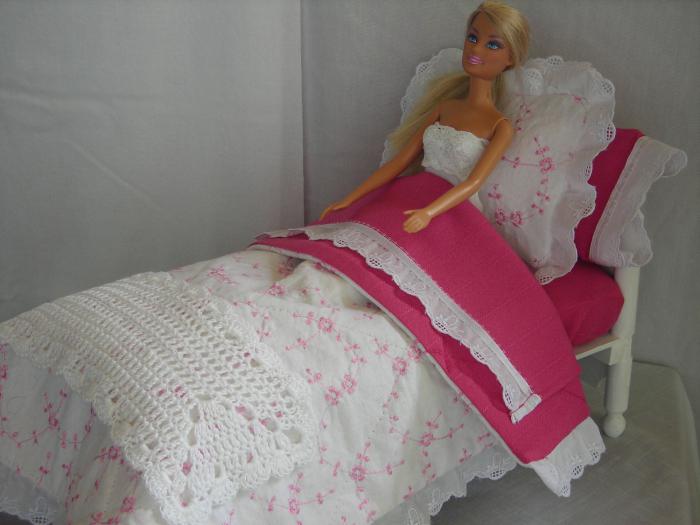 кроватка для куклы из дерева