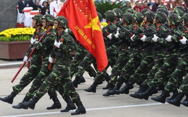 парад вьетнамской армии