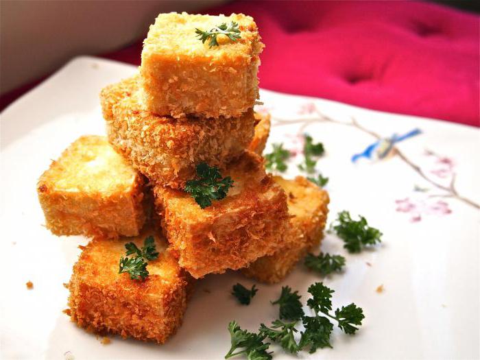 рецепты сыр тофу жареный