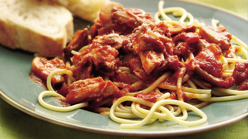 Как приготовить спагетти с мясом