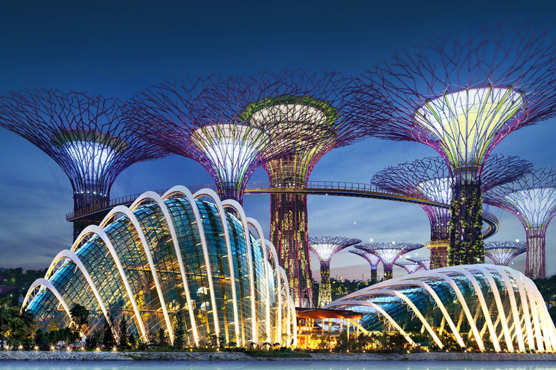 парк gardens by the bay