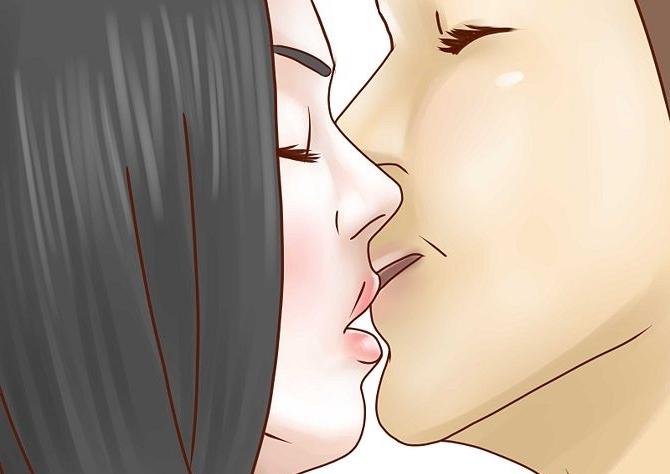 Инструкция как правильно поцеловать девушку в засос