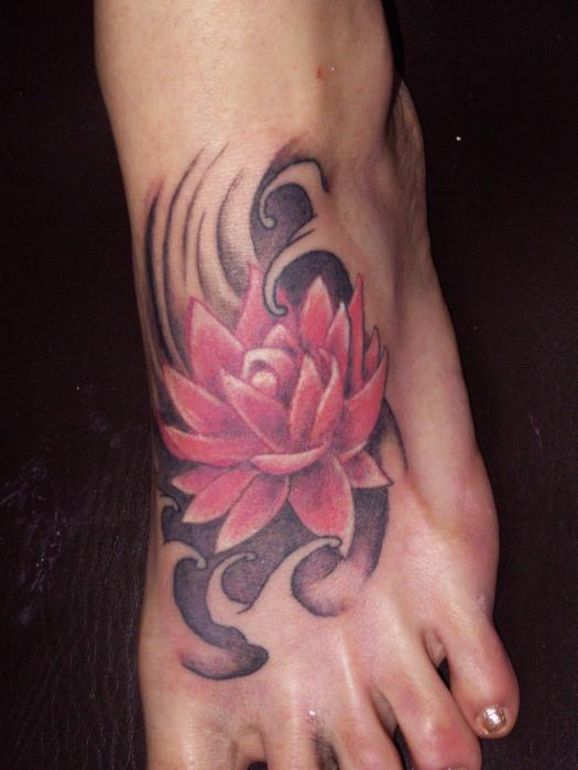 татуировки для девушек цветок