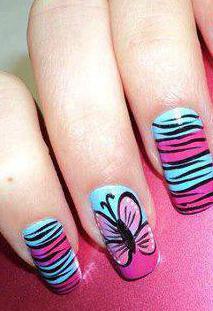 Бабочка на ногтях сделает ручки идеальными!