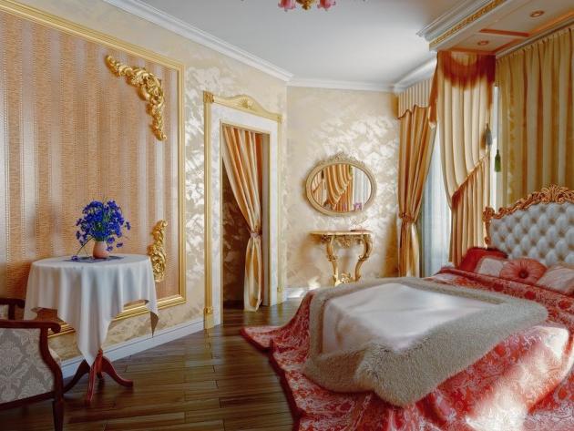 интерьер спальни в классическом стиле