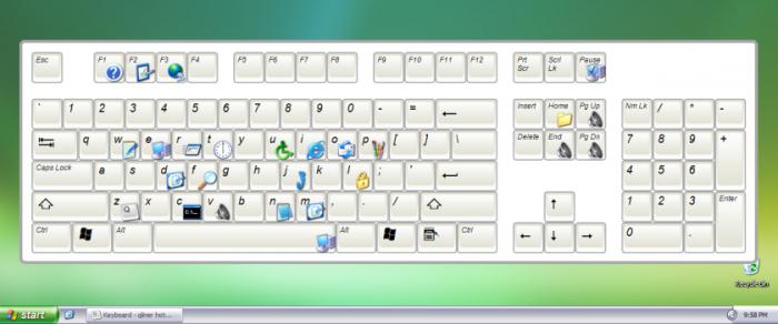 сочетание клавиш на ноутбуке