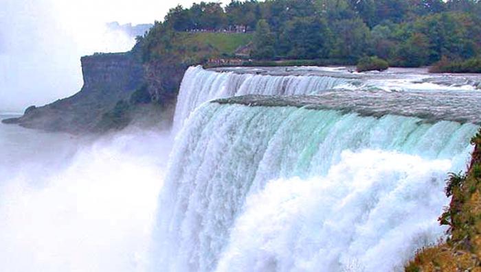 максимальная высота ниагарского водопада 