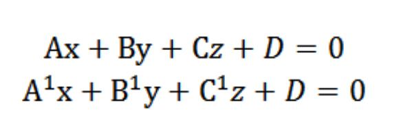 уравнение касательной плоскости
