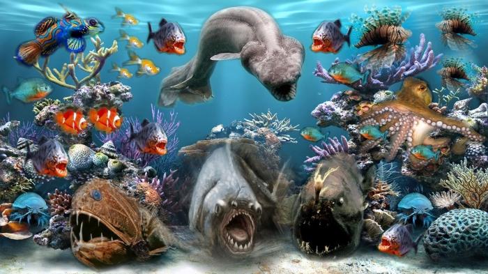 Виды морских животных