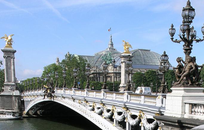 Александра 3 мост в Париже 