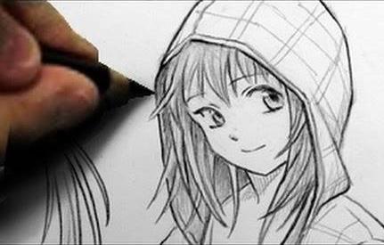 как нарисовать аниме карандашом поэтапно