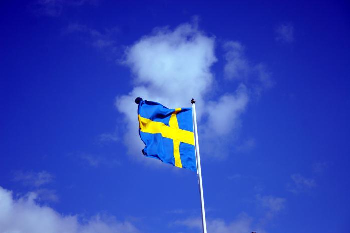 Флаг Швеции: фото