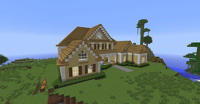 маленькие красивые дома в minecraft