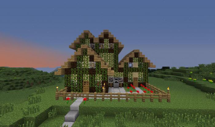 minecraft как построить большой дом