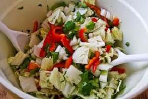 рецепты овощных салатов для похудения