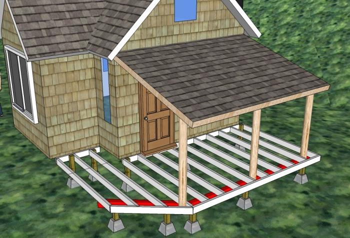 как построить веранду на даче