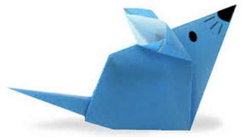 мышка оригами