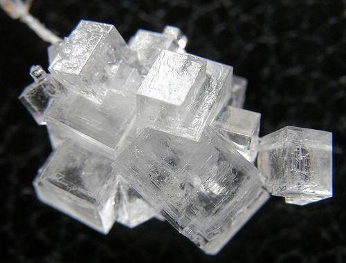 образование кристаллов соли