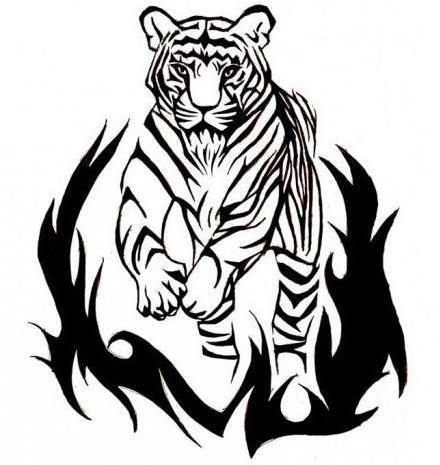 Татуировки тигра эскизы