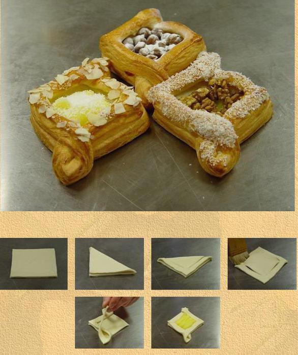 Как слепить пирожок красиво из дрожжевого или слоеного теста