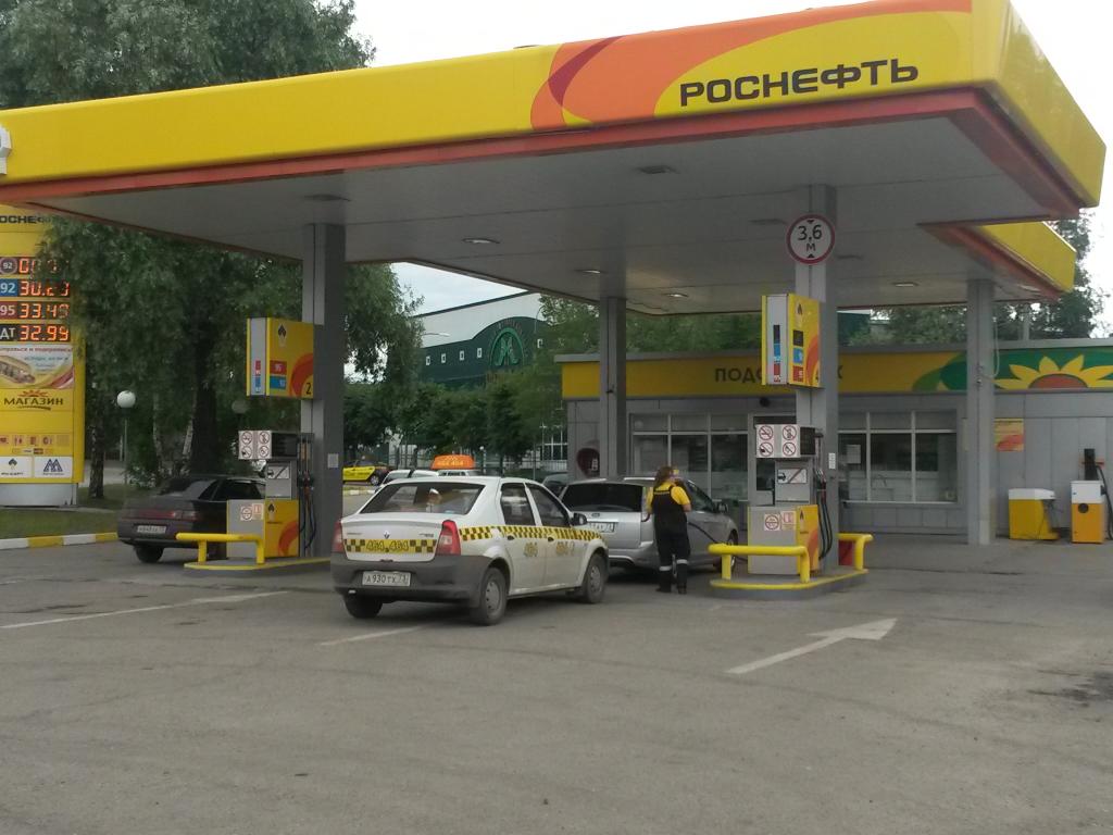 фото заправки роснефть