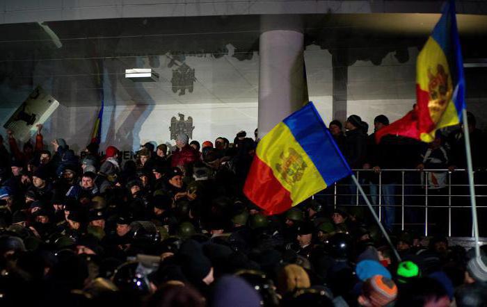 протесты в молдавии