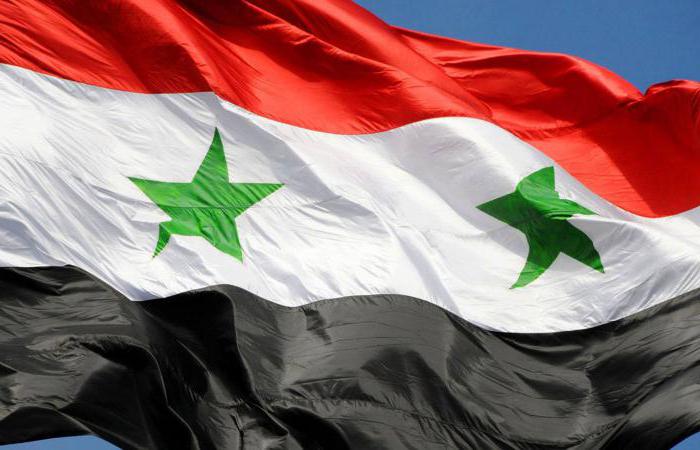 герб и флаг сирии 