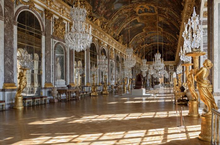залы версаля