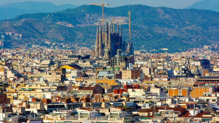 барселона город в испании фото
