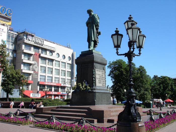 Памятник на пушкинской площади