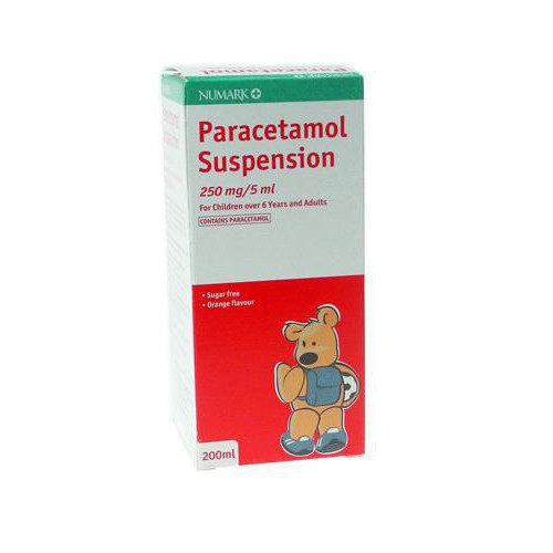 дозировка парацетамола детям