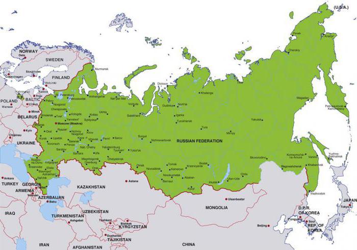 общая протяженность границ россии 