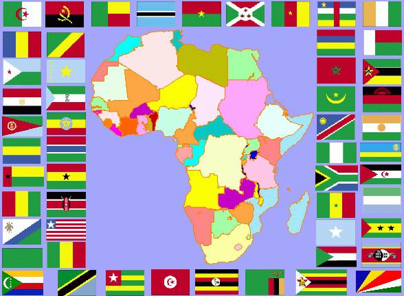 флаги стран африки