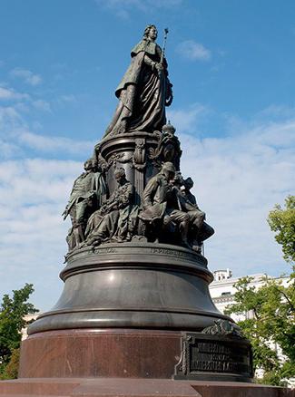 памятник екатерине 2 в санкт петербурге