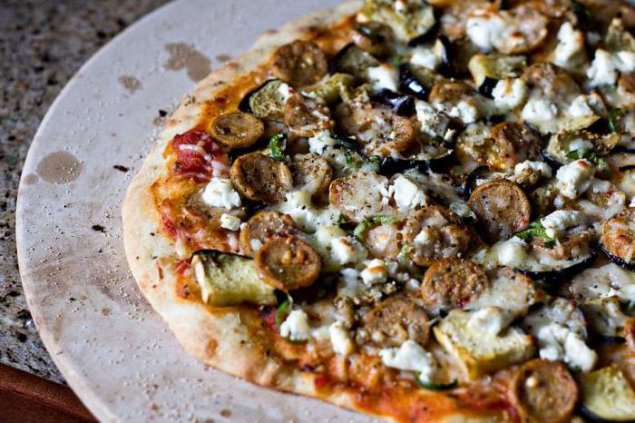 пицца с баклажанами рецепт с фото 
