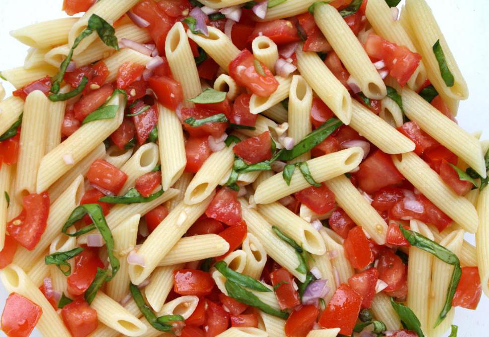 паста с томатами и базиликом рецепт